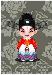 卡通京剧人物图片