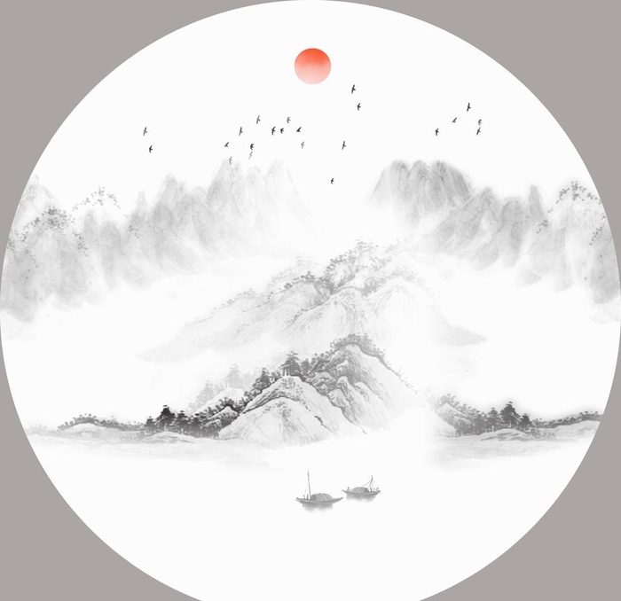 水墨山水图片