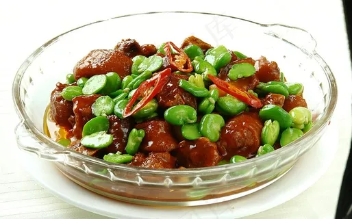 豆米烧猪尾图片 豆米烧猪尾图片