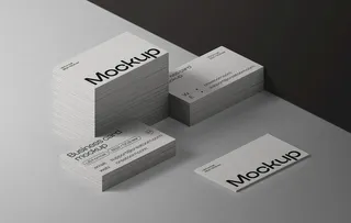 高端名片样机图片