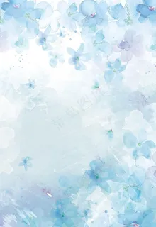 蓝色清新背景图片