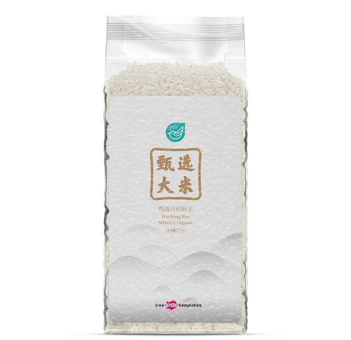 真空大米包装图片