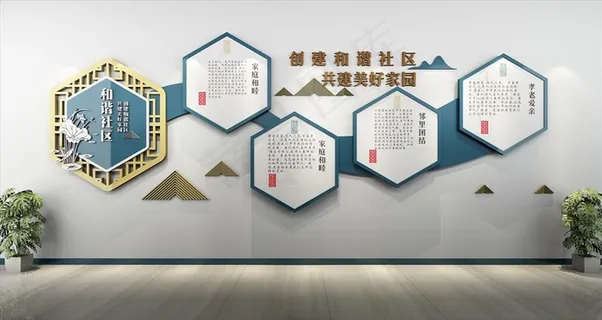 社区文化墙图片