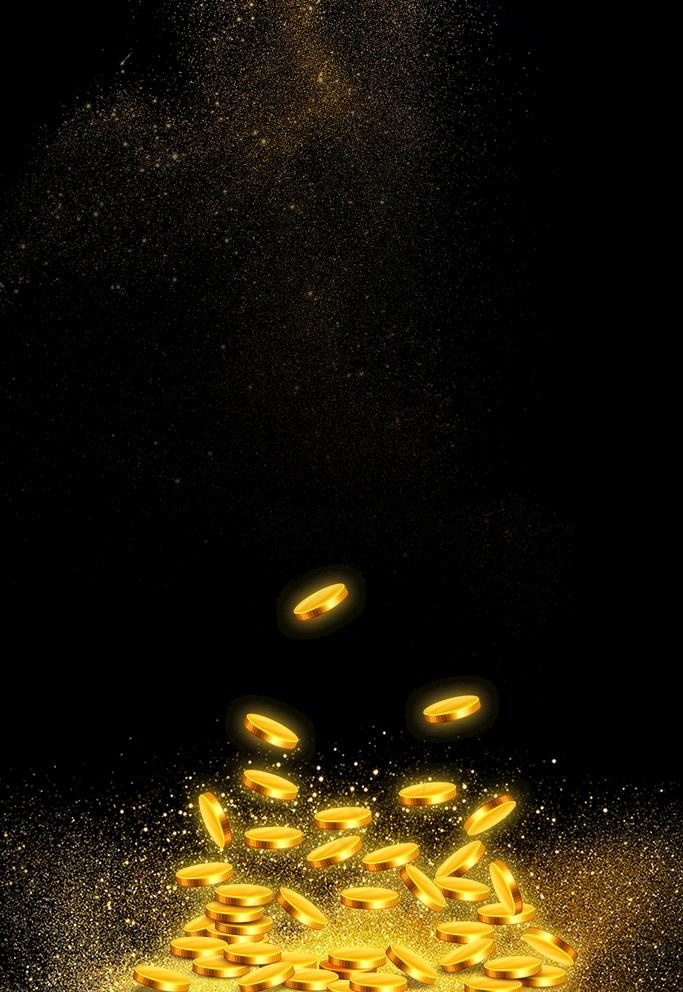 金融金币图片psd模版下载