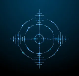科技靶心背景图片