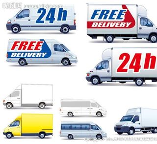 矢量物流车图片