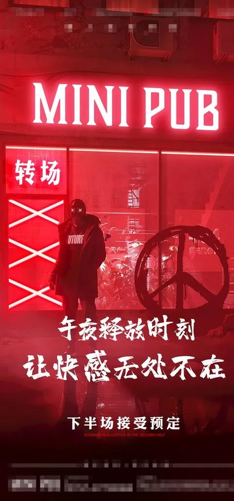 酒吧日常海报图片(3543x7087)psd模版下载