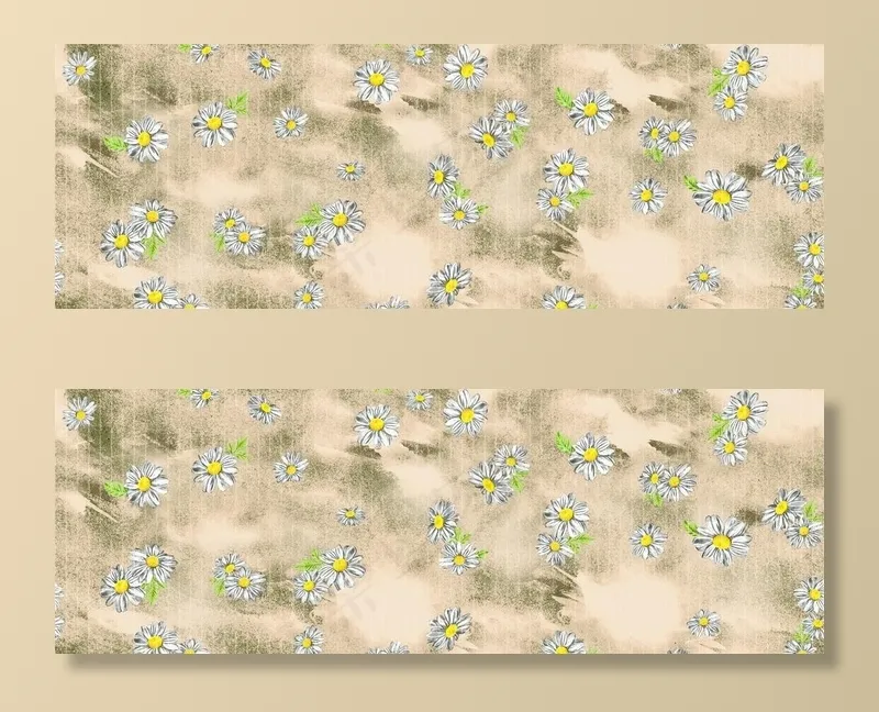 雏菊裂纹网布图片