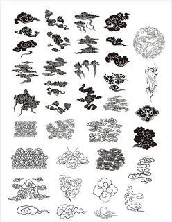 祥云矢量图图片