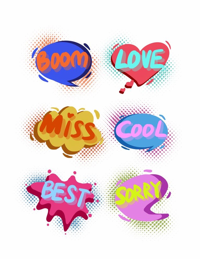 对话框素材图片