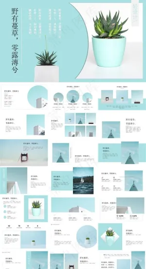 文艺PPT
            
动态预览图