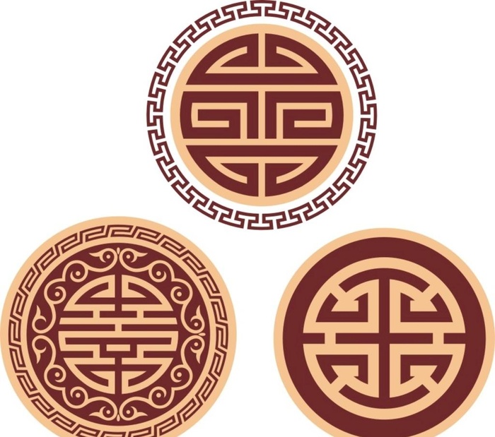 圆形花纹图片