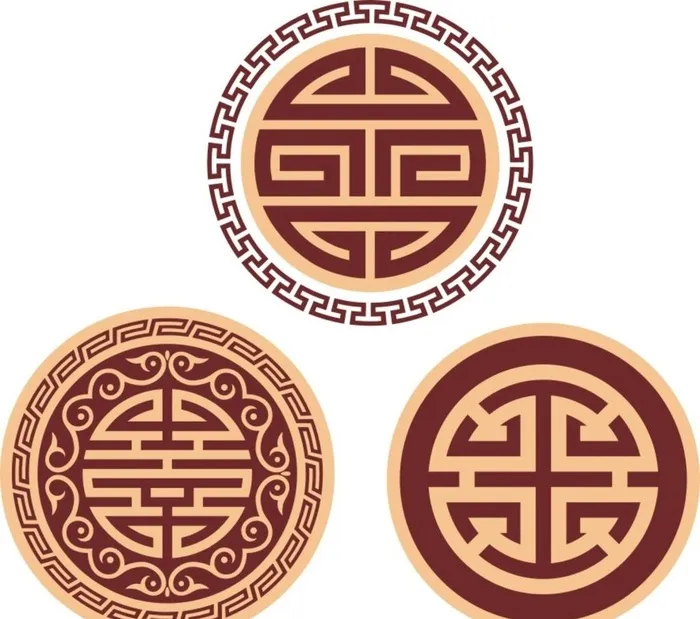 圆形花纹图片cdr矢量模版下载