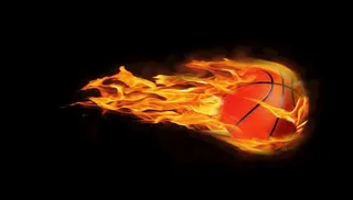 篮球火图片
