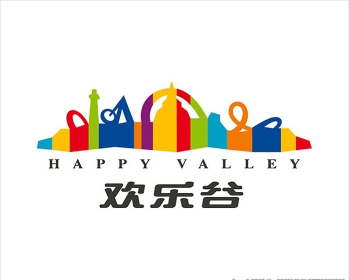 欢乐谷logo图片ai矢量模版下载