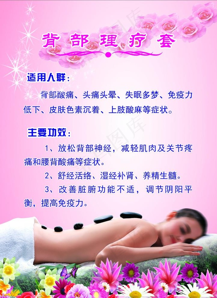 背部理疗套图片