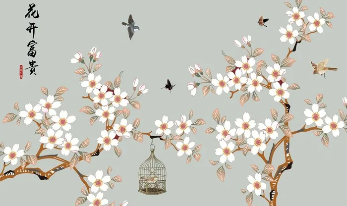 花鸟图图片(9071x5669)