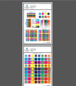 打印机测试图图片