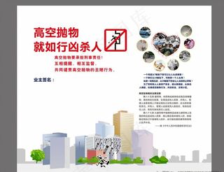 禁止高空抛物图片