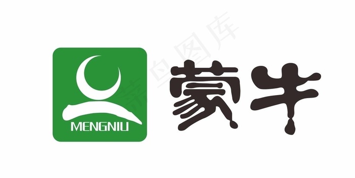 蒙牛LOGO矢量文件图片cdr矢量模版下载