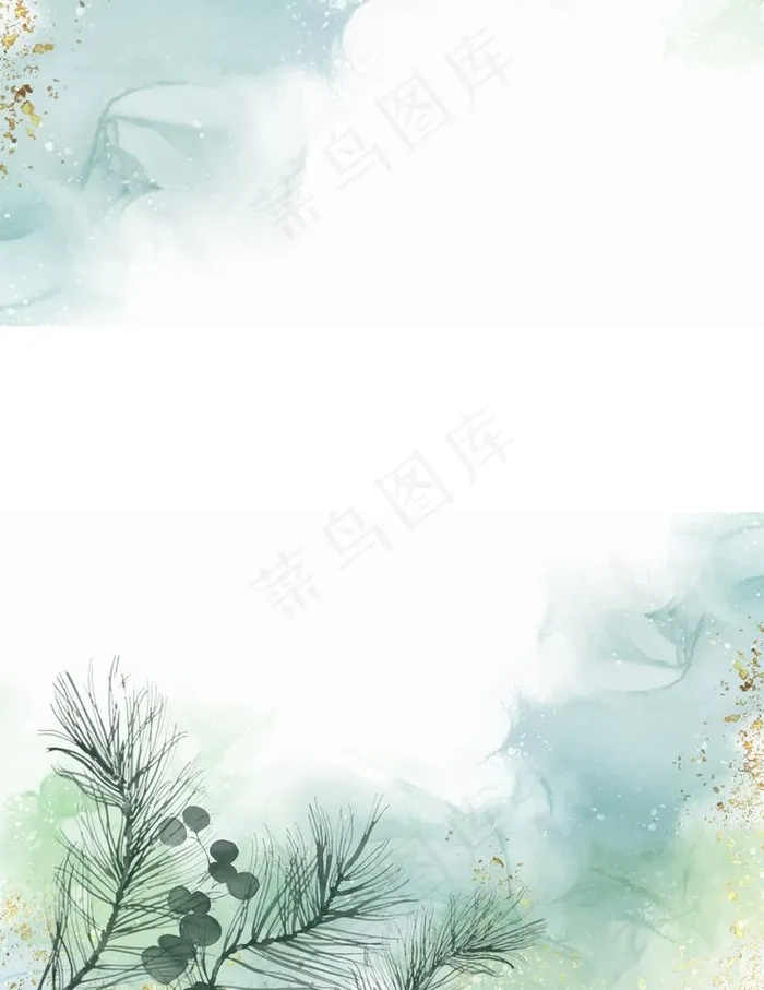植物背景图片(1024x1369)psd模版下载