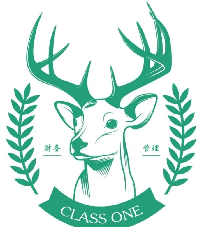 鹿logo一班班徽胸标图片(3508x4961)psd模版下载
