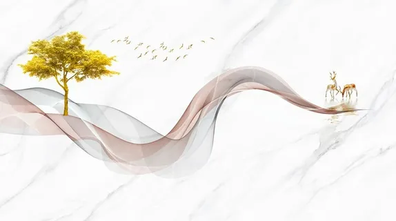 发财树石纹图片