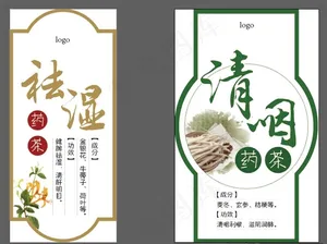 祛湿清咽药茶贴图片