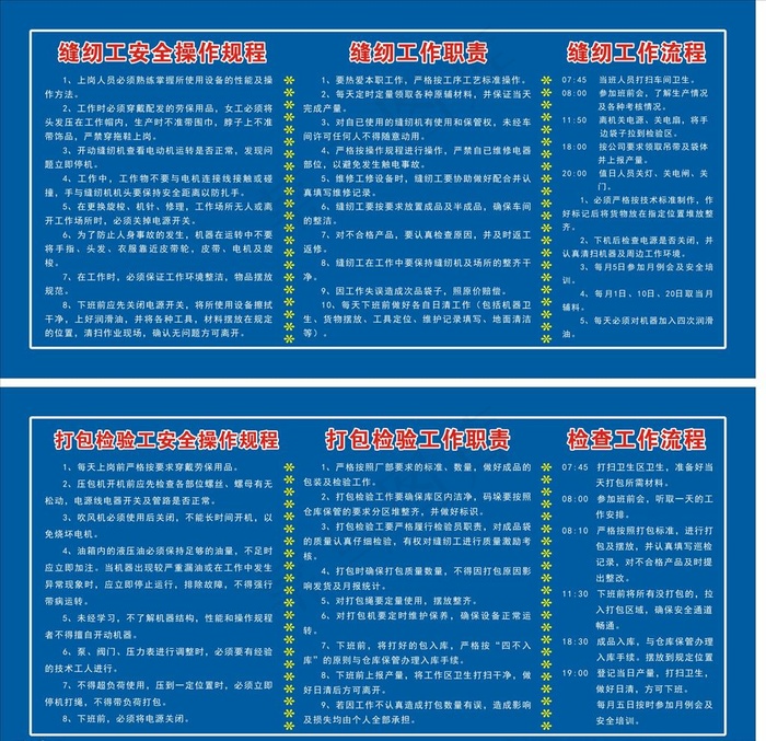 缝纫工制度图片cdr矢量模版下载