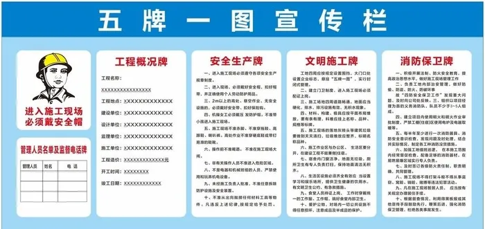 五牌一图宣传栏图片