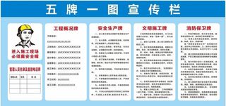 五牌一图宣传栏图片