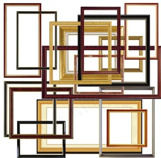 欧式古典复古实木边框相框图片