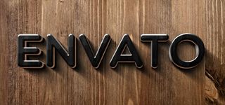 立体字样机图片