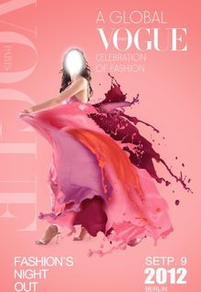 杂志封面  美女海报 图片