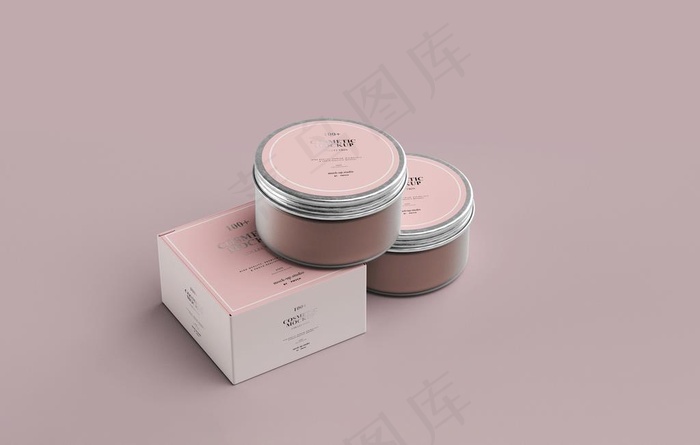 化妆品VI样机图片psd模版下载