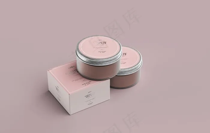 化妆品VI样机图片psd模版下载