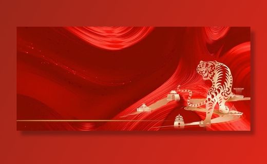 红色背景图片