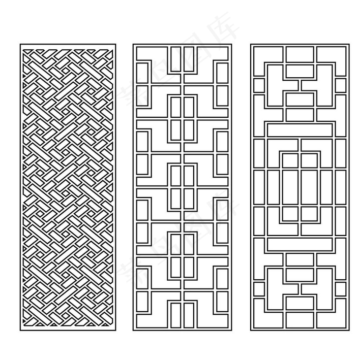 窗格图片ai矢量模版下载