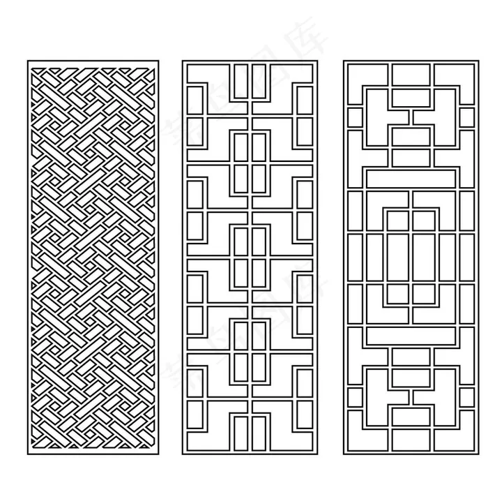 窗格图片ai矢量模版下载