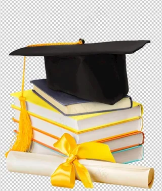 毕业季硕士帽学士帽书本卷宗学区图片