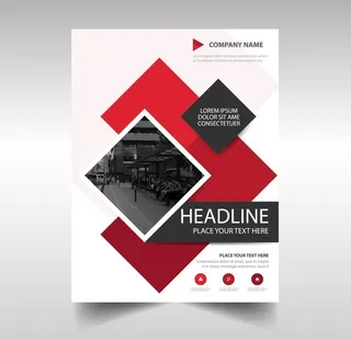 简约画册封面图片