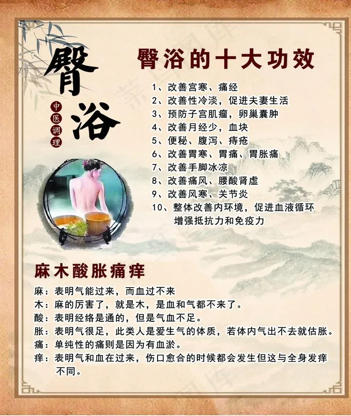 臀浴图片psd模版下载