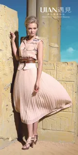 女服装模特图片
