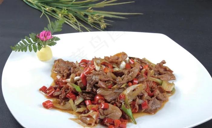 葱爆羊肉图片