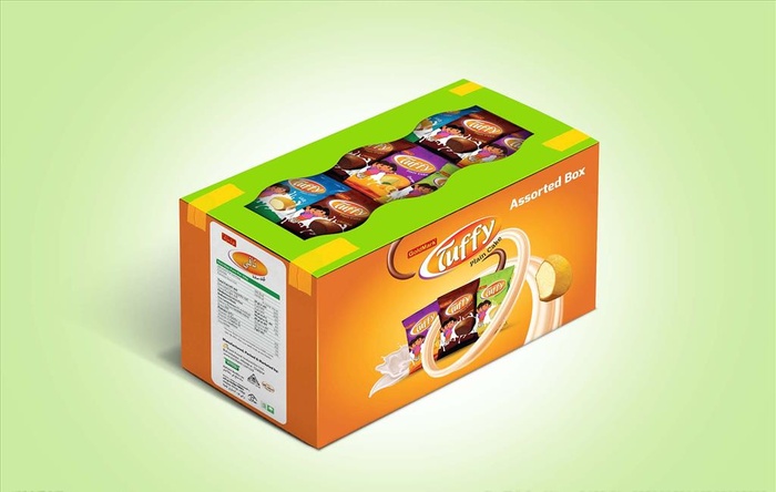 食品包装箱样机图片