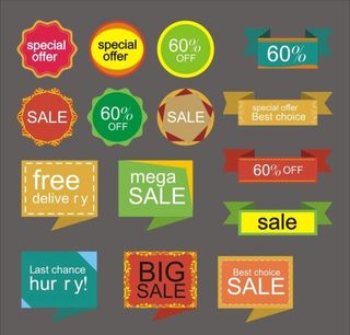 促销小标签图片