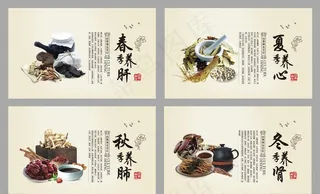 四季养生图片