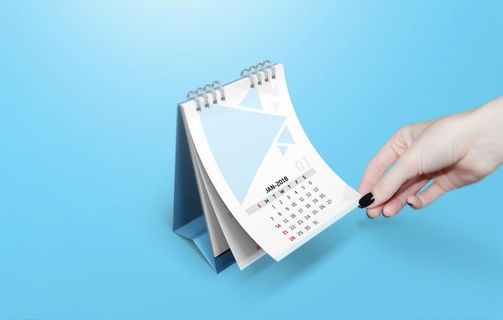 日历样机图片