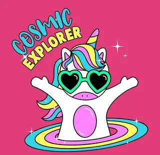 卡通独角兽图片