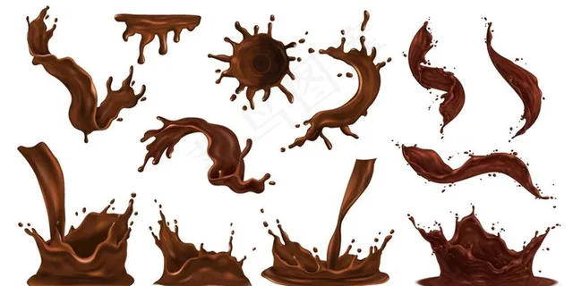 巧克力广告素材图片